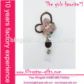 new design butterfly personalized retractable cord badge reel